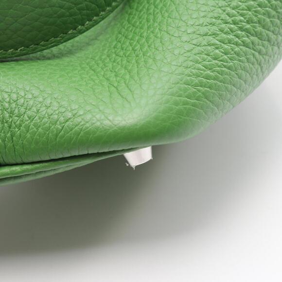 Hermes Hermès Picotin Lock PM handbag in Taurillon Clemence leather, green fo... - Picture 8 of 9